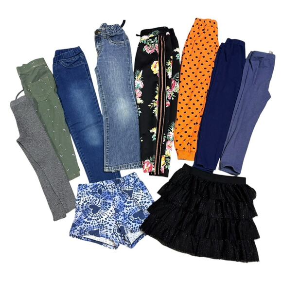 GIRLS CLOTHING LOT 5T Dresses Jackets Outfits Shoes Tops Pants 45 PIECE BUNDLE - Picture 9 of 12